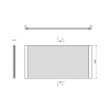 UNIVERSAL NIKA panel 170x59cm
