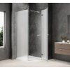 GLOBE CHROME čtvrtkruhový sprchový kout 800x900mm, matné sklo, pravé