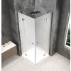 GLOBE CHROME čtvercový sprchový kout 1000x1000mm, rohový vstup, matné sklo