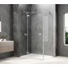 GLOBE CHROME obdélníkový sprchový kout 1100x800mm, čiré sklo, levé