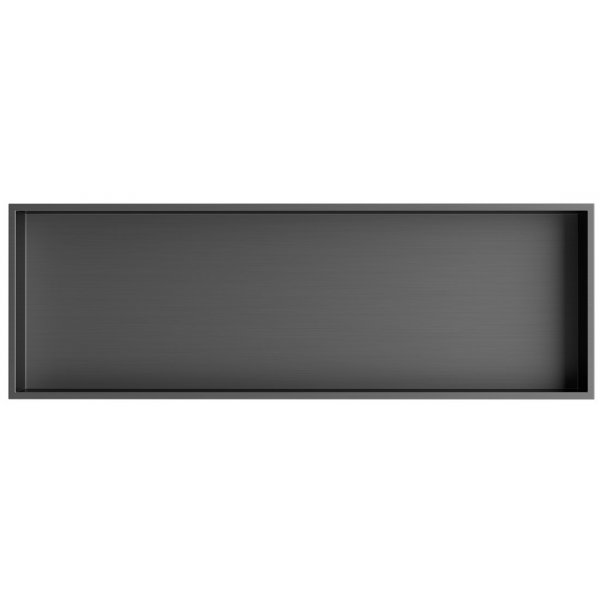 INSERTA zapuštěná police do obkladu 81x27x12 cm, antracit