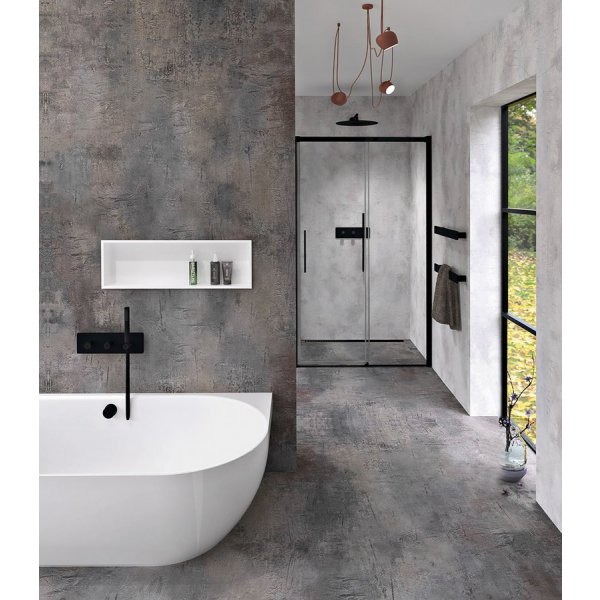 INSERTA zapuštěná police do obkladu, 810x270mm, litý mramor, bílá