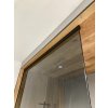 ARCHITEX sada pro neviditelné uchycení skla, podlaha-stěna-strop, 1615x2600mm, černá mat