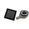 FLEXIA GEBERIT vaničkový sifon, průměr 90 mm, DN40, krytka černá
