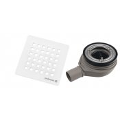 FLEXIA GEBERIT vaničkový sifon, průměr 90 mm, DN40, krytka bílá