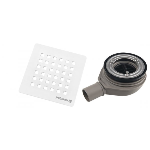 FLEXIA GEBERIT vaničkový sifon, průměr 90 mm, DN40, krytka bílá
