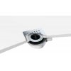 FLEXIA GEBERIT vaničkový sifon, průměr 90 mm, DN40, krytka černá