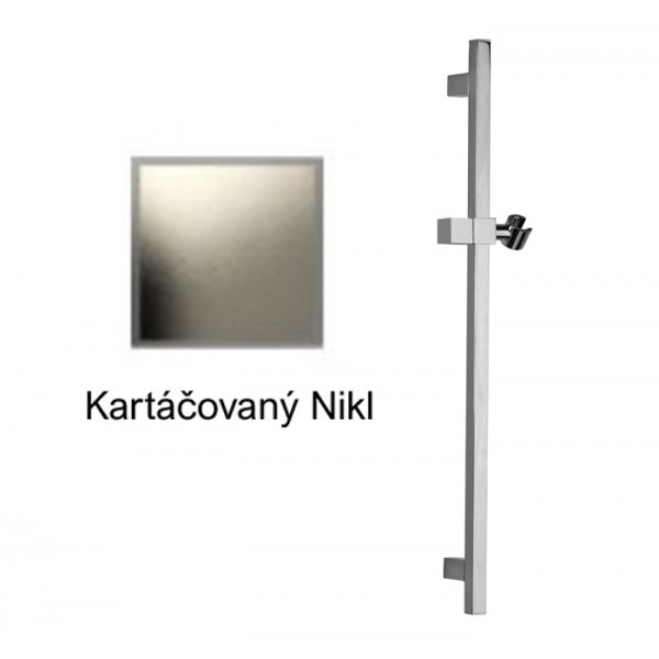Sprchová tyč KARTÁČOVANÝ NIKL 70 cm