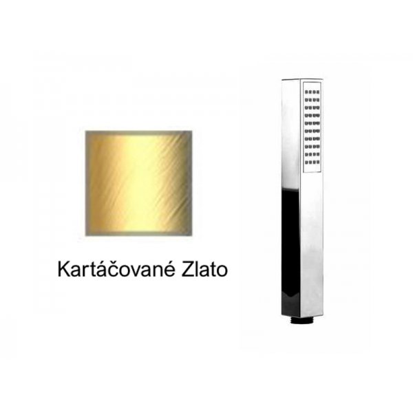 Ruční sprcha KARTÁČOVANÉ ZLATO
