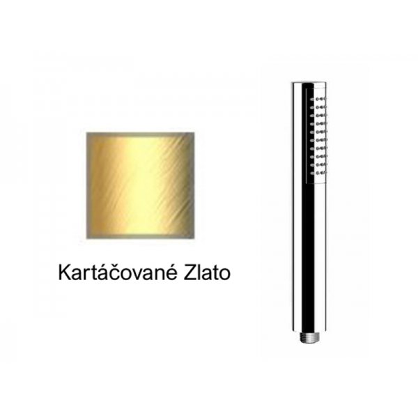 Ruční sprcha KARTÁČOVANÉ ZLATO