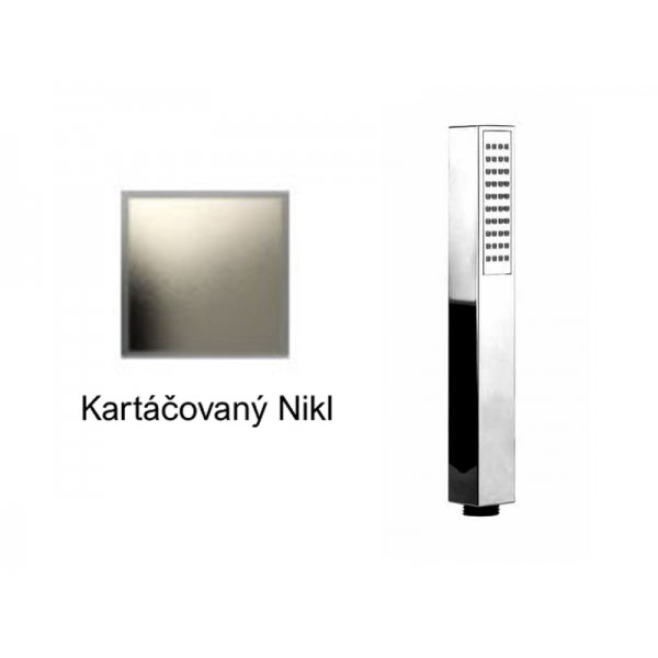 Ruční sprcha KARTÁČOVANÝ NIKL