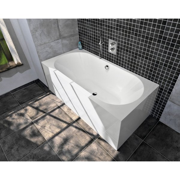 VIVA BL MONOLITH obdélníková vana 180x75x60cm, bílá