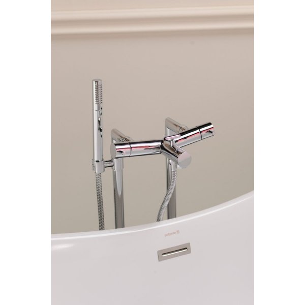 Podlahové napojení 9881 chrom