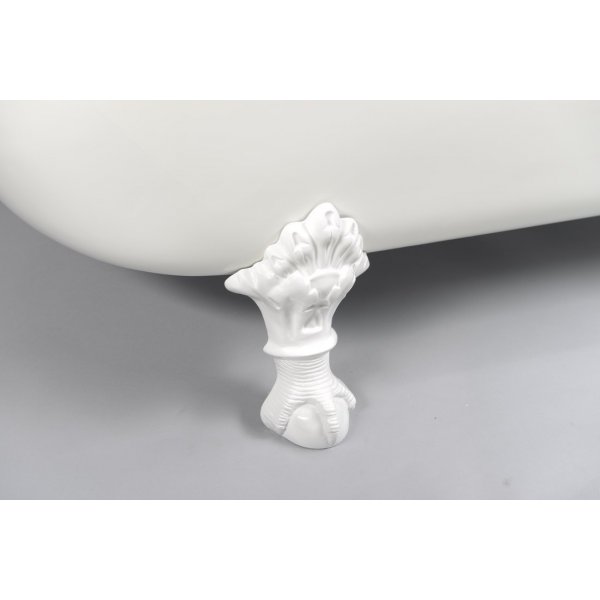 FOXTROT volně stojící vana 170x75x64cm, nohy bílé, bílá