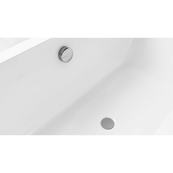 Vanová souprava s napouštěním, bovden, délka 1000mm, zátka 72mm, chrom