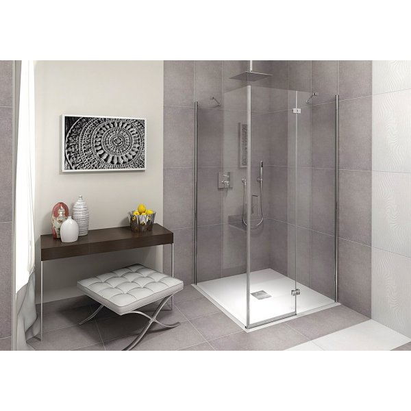 FLEXIA vanička z litého mramoru s možností úpravy rozměru, 130x90cm, bílá mat