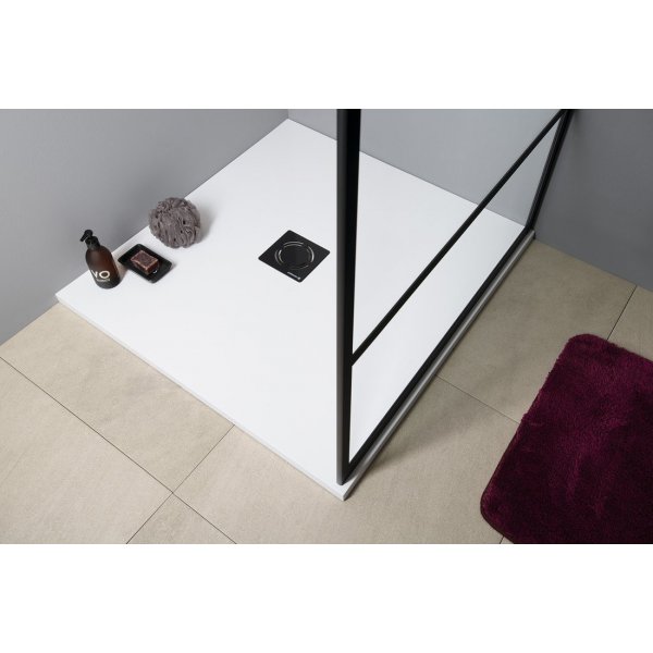 FLEXIA vanička z litého mramoru s možností úpravy rozměru, 100x100cm
