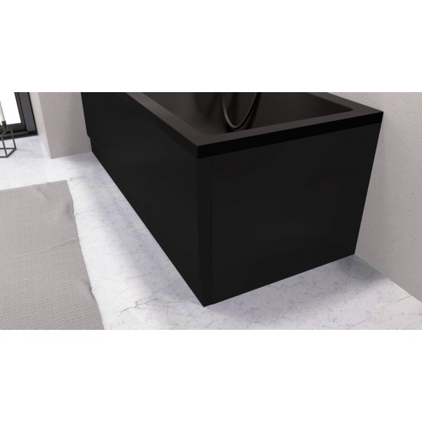 COUVERT panel boční 80x52cm, černá mat