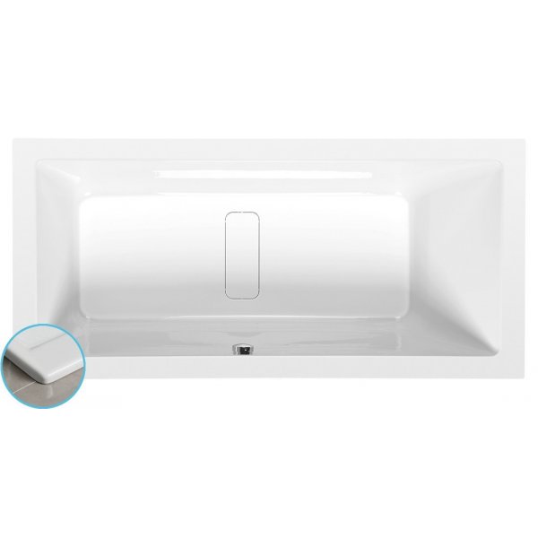 MARLENE SLIM obdélníková vana 170x80x48cm, bílá