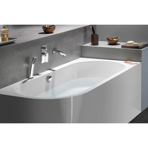 ASTRA R MONOLITH asymetrická vana 160x75x60cm, bílá