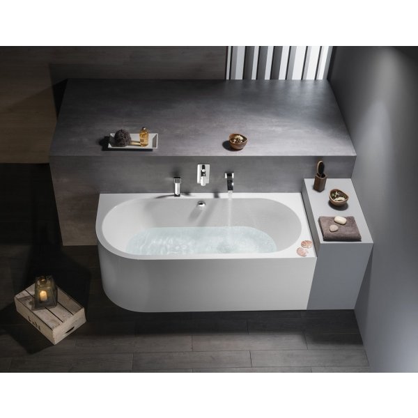 ASTRA R MONOLITH asymetrická vana 160x75x60cm, bílá