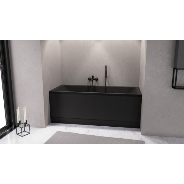 COUVERT NIKA panel čelní 170x52cm, černá mat