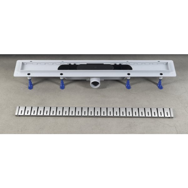 KLAVER podlahový žlab s nerezovým roštem, L-810, DN50