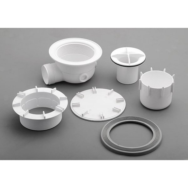 Vaničkový sifon, průměr 90mm, DN40, krytka bílá