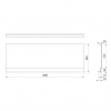 DEEP PLAIN NIKA panel 100x36cm