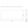 PLAIN NIKA panel 130x59cm