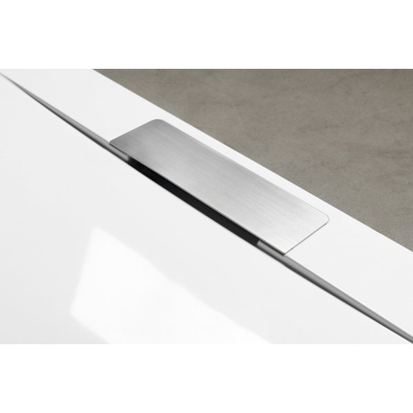 KAZUKO sprchová vanička z litého mramoru, obdélník 120x90cm, bílá