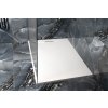 KAZUKO sprchová vanička z litého mramoru, obdélník 120x90cm, bílá
