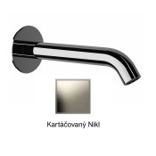 Baterie RONDO-X KARTÁČOVANÝ NIKL nástěnné výtokové ramínko