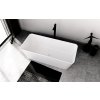 LEYLA volně stojící vana, solid surface 170x78x55cm, bílá mat