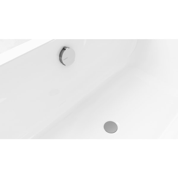 Vanová souprava s napouštěním, bovden, délka 1200mm, zátka 72mm, chrom