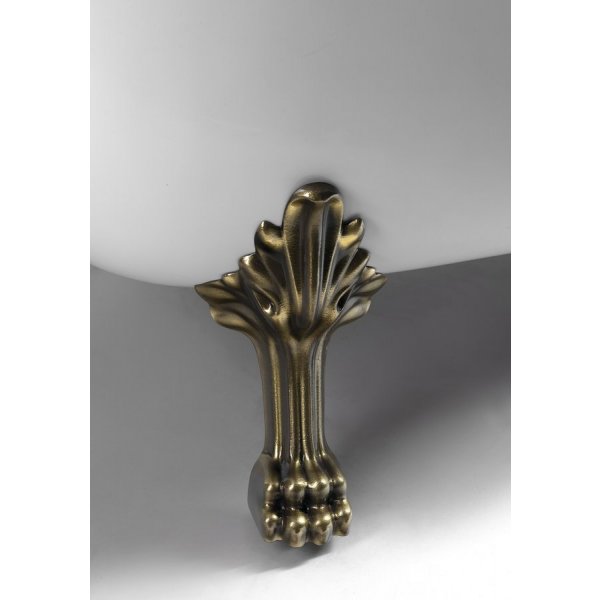 BRIXTON volně stojící vana 174x83x81cm, nohy bronz, bílá