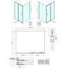 EASY obdélníkový sprchový kout 1600x900mm, čiré sklo L/P varianta