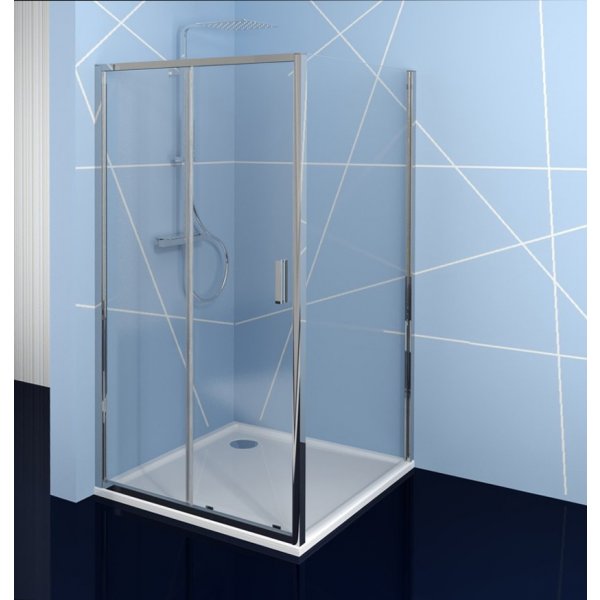 EASY čtvercový sprchový kout 1000x1000mm, čiré sklo L/P varianta