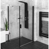 ZOOM BLACK čtvercový sprchový kout 800x800mm L/P varianta
