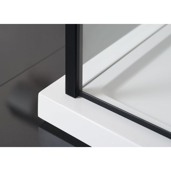 ZOOM BLACK čtvercový sprchový kout 800x800mm L/P varianta