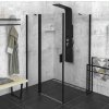 ZOOM BLACK obdélníkový sprchový kout 1300x800mm L/P varianta