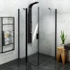 ZOOM BLACK obdélníkový sprchový kout 1100x900mm L/P varianta
