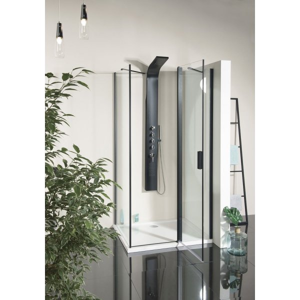 ZOOM BLACK obdélníkový sprchový kout 1300x800mm L/P varianta
