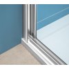 EASY čtvercový sprchový kout 1000x1000mm, skládací dveře, L/P varianta, čiré sklo