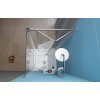 EASY obdélníkový sprchový kout 1000x800mm, skládací dveře, L/P varianta, čiré sklo