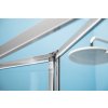 EASY čtvercový sprchový kout 900x900mm, skládací dveře, L/P varianta, čiré sklo