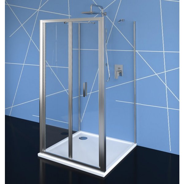 EASY třístěnný sprchový kout 900x700mm, skládací dveře, L/P varianta, čiré sklo