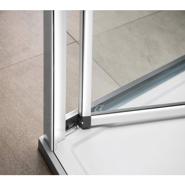 EASY třístěnný sprchový kout 800x900mm, skládací dveře, L/P varianta, čiré sklo