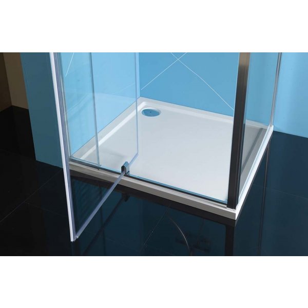 EASY třístěnný sprchový kout 900-1000x800mm, pivot dveře, L/P varianta, čiré sklo