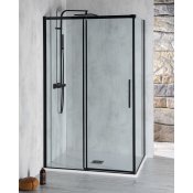 ALTIS BLACK obdélníkový sprchový kout 1100x800 mm, L/P varianta